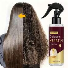 Instant Smoothing, Deep Moisturizing Leave-In Conditioner, Easy To Comb, Biotin-Enriched Moisturizing Deep Nourishing Hair Spray, Reduces Breakage And Frizz, Eliminates Dryness And Split Ends, Enhances Shine 100ml - Keratin Hair Treatment 100ml - View 3