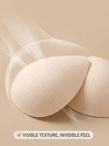 WANTES 1 Pair / 2 Pairs Waterdrop Shaped Lingerie Liner,Breathable And Soft Bra Inserts Pads ,Removable Sport Bra Cups Inserts, Mastectomy Bra Inserts - Beige - View 4