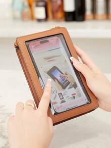 FOREVER MIYIN Dompet Ponsel Layar Sentuh Wanita, Tas Selempang, Kapasitas Besar, Banyak Slot Kartu, Dompet Resleting dengan Jendela ID & Tali yang Dapat Diatur untuk Perjalanan Sehari-hari - MultiWarna - View 10