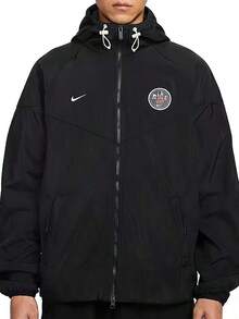 Nike Sportswear Windrunner Men's Skin-Friendly Fashionable Comfortable Versatile Warm Long-Sleeve Jacket - Black - View 1
