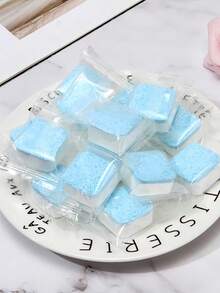 Jakehoe 12pcs Powerful Washing Machine Cleaner Tablets - 3-In-1 Deep Descaling, Thoroughly Removes Limescale. Keeps Your Washer Drum/Agitator Fresh And Smooth. Bathroom Decor And Accessories, Laundry Detergent, Cleaning Supplies - Powdery - View 11