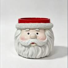 1pc Santa Claus Shaped Succulent Planter, Cute Cartoon Resin Flower Pot, Suitable For Indoor/Outdoor Desktop Greenery Decoration, Teacher's Day, Christmas Gift - Christmas Mini Flower Pot - View 9