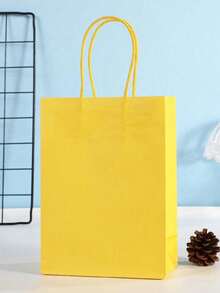 1/10 buah Kantong Kado Kertas Kraft Kecil, Tersedia Berbagai Warna, Dengan Pegangan, Desain Lipat, Dapat Digunakan Kembali, Cocok Untuk Acara Bisnis, Kemasan Kado Ulang Tahun, dan Berbagai Kegunaan Lainnya - Beraneka warna - View 4