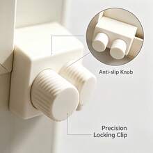 1pc/2pcs Portable Sliding Window Limit Lock, Easy Install Window Stopper, Adjustable Window Lock, Anti-Fall Anti-Theft Lock Suitable For Horizontal Sliding Home Windows, Bathroom Curtains, Bathroom Window Limiters, Bathroom Tools, Room Decor, Bathroom Decor - A - View 3