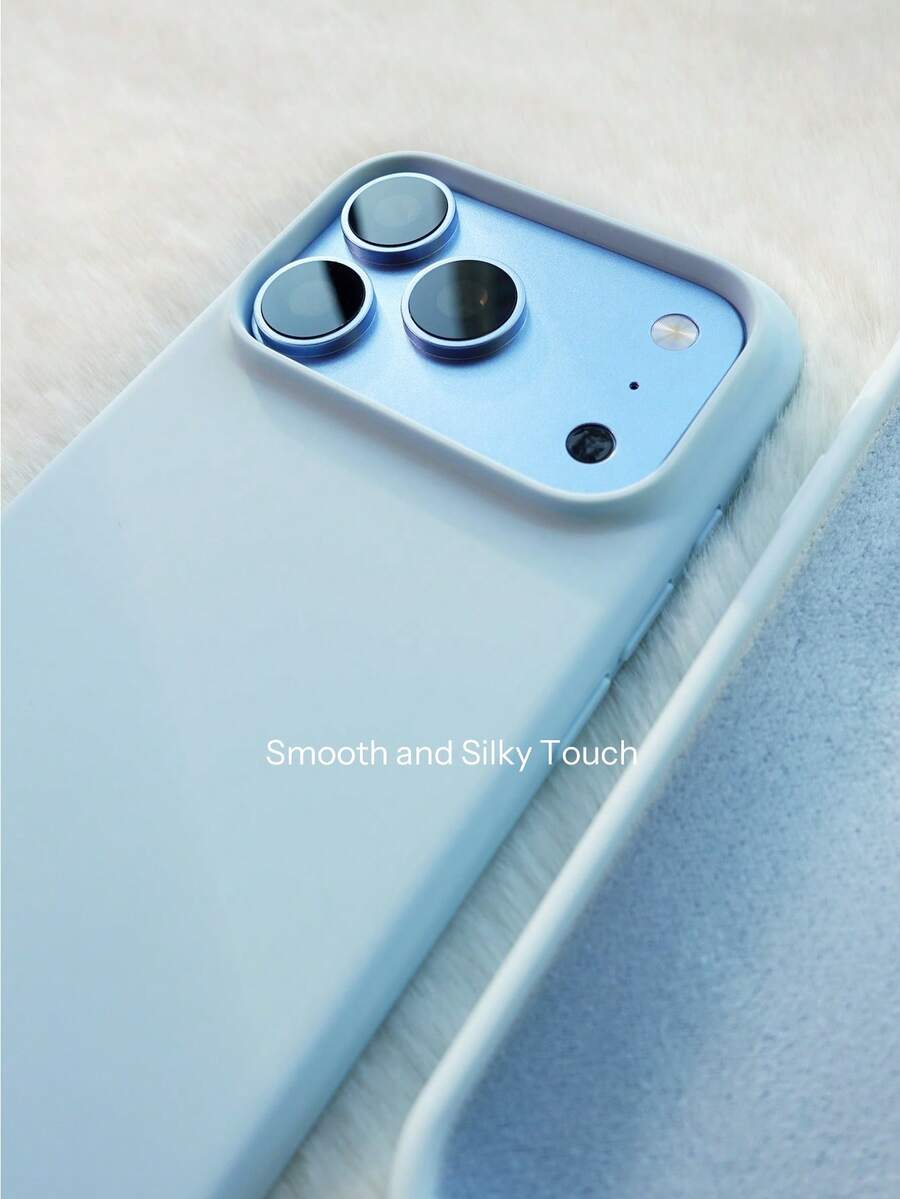 KOOLIFE Casing Ponsel Silikon Halus dan Lembut, Kompatibel dengan iPhone 17 Pro Max, 16 Pro Max, 15 Pro Max, 14 Pro Max, 13, Tahan Lama dan Modis - Baby Blue - View 1