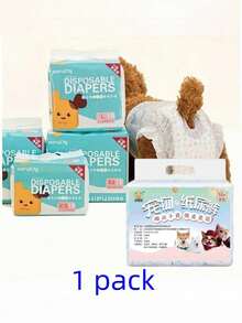 Disposable Male & Female Dog Diapers, Super Absorbent Leak‑Proof Pet Sanitary Pants For Small Medium Large Dogs,Random New And Old Models Are Shipped. - S-male - View 6