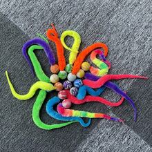5 Packs Colorful Plush Elastic Ball Cat Toy, Mixed Elastic Ball And Tail Cat Toy, Large Magic With Fluorescent Ball, Interactive Cata Toy Ball, Rainbow Color, Random Color - Multicolor - View 11