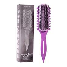 Self-Cleaning Hair Brush, Retractable Bristle Detangling Brush, Anti-Static Scalp Massage Comb For Men And Women, Suitable For Thick, Curly, Straight And Fine Hair With Easy Hair Removal - Multiple Styles - View 6
