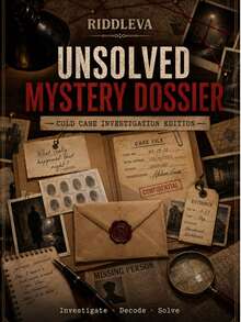 لعبة ألغاز RIDDLEVA Cold Case Unsolved Mystery، لعبة تحقيق جنائي استنتاجية غامرة، ملفات قضية للتحقيق والبحث عن الأدلة، لعبة طاولة تفاعلية مشوقة للحفلات، مناسبة للمبتدئين - متعدد الألوان - مشاهدة 9
