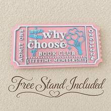 Book Club Decorative Ticket Tokens - 8 Unique Aesthetic Scroll Style Decor, Suitable For Bookshelves, Desks And Reading Corners, Durable Plastic Collectible Tokens, Perfect Gift For Book Lovers And Readers - A - View 24