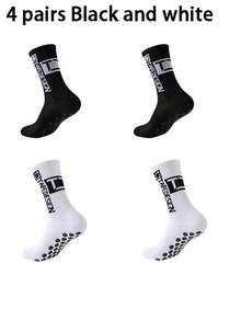 1/2/3/4/6/10/15/Pairs/Men's Non-Slip Rubber Sole Football Socks Sports Socks - Multicolor - View 12