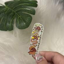 Cute Reptile Sticker Funny Friend To Reptiles Quote - Kawaii Animal Vinyl For Laptop Water Bottle - Star Film - View 1
