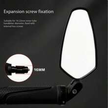 1 Pair Multi-Function Bicycle Handlebar End Mirrors 360° Rotatable Adjustable High-Definition Rearview Mirrors Universal For Road Bike Motorcycle Bicycle - Multicolor - View 7