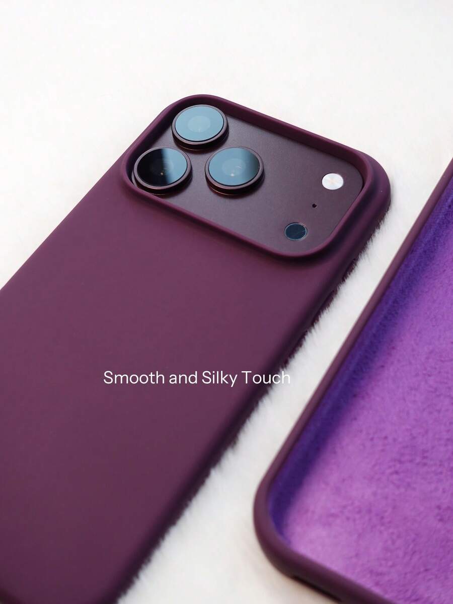 KOOLIFE Silky & Smooth Touch Silicone Phone Case Compatible With IPhone 17 Pro Max, 16 Pro Max, 15 Pro Max, 14 Pro Max, 13, Durable And Fashionable - Purple - View 1