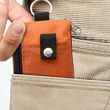 New Multifunctional Card Holder Keychain RFID Anti-Theft Ultra-Thin Mini Wallet Compact Card Sleeve With Halter - Multicolor - View 3