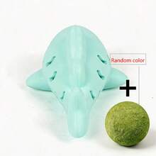Silicone Fish-Shaped Cat Toy, Catnip-Infused Self-Play Chew Toy, Interactive Kitten Toy For Teeth Cleaning, Durable Pet Supplies For Indoor Cats - Random Color - View 27