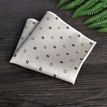 1 buah/6 buah Sapu Tangan Lipat Pria, Aksesori Jas 23*23cm Sapu Tangan Saku Jacquard Besar Baru, Aksesori Pakaian Pria untuk Pesta Malam, Motif Bunga, Dapat Dicuci dan Digunakan Kembali, Dekorasi Portabel, Warna Acak - MultiWarna - View 5