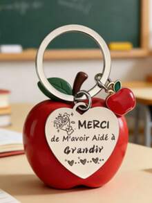1pc/6pcs/15pcs/24pcs Teacher Gift Keychain Ideal Gift Graduation Gift Back To School Gift Birthday Gift Christmas Gift - Silver - View 8