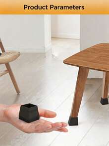 16/12/8/4pcs Large Thick Silicone Chair & Table Leg Pads, Anti-Slip Furniture Floor Protector Pads, Suitable For All Types Of Floors, Effectively Prevent Scratches & Dents, Easy Installation - Furniture Leg Covers - View 7