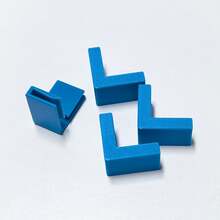 4pcs Printed Carton Corner Right Angle Clips,Corrugated Box Edge Reinforcement Fixing Clamps For Box Reuse & Storage Bucket Making,Autumn Home Decor,Christmas Decor Home - Multicolor - View 13