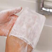 1/10/20/30pcs Exfoliating Mesh Soap Bag, Drawstring Foam Mesh Pouch For Soap Storage, Easy To Store, Suitable For Bathing And Cleaning, White, Hanging Foam Soap Bag, Suitable For Shower, Bathroom, Travel, Unisex Daily Use - Multicolor - View 6