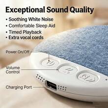 YAIUZGOO Ultra-Thin Pillow Bluetooth 5.3 Wireless Bedside Speaker, Sleep Earphone Alternative, Hi-Fi Sound Quality, White Noise Machine, Auto-Off Timer, Sleep Aid Relaxation Music Speaker, Suitable For Sleep, Travel, Car, Meditation And Bedtime - D - View 7