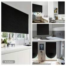 1 Adjustable-Size Pleated Sun Blind – Removable Curtain – Suitable For Bedrooms, Living Rooms, Offices And Other Spaces – Provides Sun Protection In Spring And Summer And Indoor Shading – Minimalist Design, Easy To Trim, Ensures Privacy - Multicolor - View 8