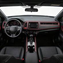 5M/196.85 Inch Universal Soft Car Decorative Trim - Car Interior Dashboard And Door Decorative Trim, Includes Door Center Console Gap Strip, Dashboard Decorative Strip, Bright Strip, Modification Accessories, Door Sill Protector, Universal Car Tool - A - View 4
