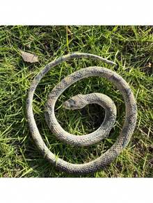 1pc Realistic Snake Toy Soft Rubber Fake Snake Prank Scary Snake Prop - Multicolor - View 4