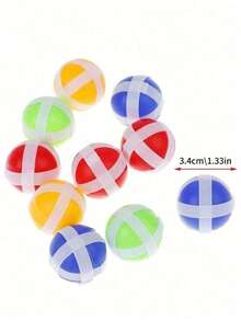10/24pcs Bow And Arrow Ball Party Throw And Catch Game Outdoor Archery Game (Random Color) Children's Game Ball Christmas Gift - Multicolor - View 6
