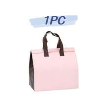 1/5/10pcs Pink Insulated Delivery Bag, Thermal Cooler Bag, Food Delivery Insulated Bag, Shopping Insulated Bag, Bulk Packaging, No Direct Contact With Food, Cold And Heat Retention, Portable And Durable, Suitable For Food Delivery, Pickup And Home Use - Multicolor - View 13
