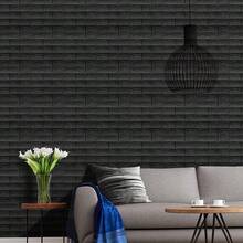 1/3/5/20/22pcs 3D Brick Wall Stickers, Self-Adhesive Wallpaper Tiles, Easy To Apply, Remove, Cut And Clean, Suitable For Kitchen, Bathroom, Living Room, Hallway, Bedroom Wall Decoration - A - View 4
