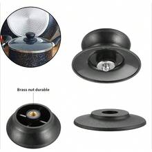 5‑Pack Replacement Knobs For Pot Lids, Supplied With Mounting Screws, Spare Fitting Parts For Cookware Lid Renovation - View 2