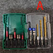 10pcs Magnetic Screwdriver Bit Set, High Hardness Anti-Slip Drill Bits, Suitable For Impact Drill Electric Screwdriver Repair Tools - Tool - View 5