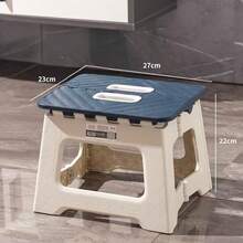 1pc Ultra-Portable Folding Stool, Say Goodbye To Bulkiness, With Handle, Quick Unfold And Fold, Thickened Mini Outdoor Adult Chair, Fishing Stool, Suitable For Kitchen Step Stool, Bathroom Stool, Guest Spare Stool - Multicolor - View 11
