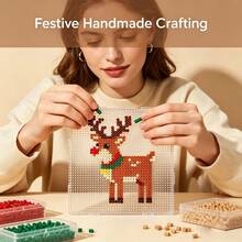 2.6mm Mini Perler Beads Full Accessory Set, Melted Beads DIY Handmade Materials, Can Make Handmade Gifts, Jewelry, Keychains, Craft Accessories, Suitable For Various Holiday Gift Making - Multicolor - View 10