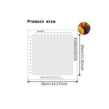 Christmas Decorations 1 Set 36*36cm/14.17*14.17inch Christmas Bookshop Lane Semi-Finished Cross Stitch Kit, DIY Needlework Materials, 11CT Printed Cross Stitch Decor Painting, Creative Handmade Gift, Full Home Decor Craft Set, Frame Not Included - Christmas Bookshop Lane - View 6