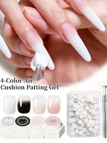 Cat Kuku Gel Bantalan Udara, Gel Semi-Padat dengan Jenuh Tinggi, Cocok untuk Salon Kuku dan Penggunaan DIY Sepanjang Musim - MultiWarna - View 2