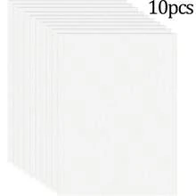 A4 Size Blank Adhesive Water Soluble Embroidery Stabilizer Paper -1/10 Sheets Printable Medium Weight Paper For Inkjet Printers, DIY Craft Materials, Embroidery Fabric, Embroidery Tools - Multicolor - View 9