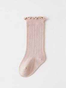 1 Pair Baby Socks Spring/Autumn Pure Cotton Children's Mid-Calf Socks - Multicolor - View 18