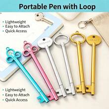 Vintage Key Neutral Pen Creative Writing Exam Water Pen Cute Learning Stationery Office Supplies [Random Color & Style] [Due To Photography Reasons, There May Be Slight Color Difference] - A - View 5
