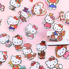 SANRIO 100 buah Stiker Kartun Kreatif Lucu Tahan Air Ukuran 2-3 Inci, Cocok untuk Pesta Liburan, Laptop, Botol Minum, Bumper Mobil, Komputer, Ponsel, Notebook, Halloween, Natal, Hadiah Tahun Baru (Gaya Acak) - MultiWarna - View 8