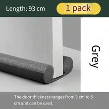 ZHGEE 1pc Door Gap Seal Strip, Soundproof, Windproof, Heat-Insulating, Insect-Proof, Dust-Proof, Leather Material, Used For Door Bottom Sealing, Sticker, Wall Sticker, Vinyl Sticker, Home Decor, Spring Decor, Home Refresh, Decorative Sticker, Birthday Graduation Gift - Multicolor - View 12