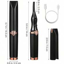 Heated Eyelash Curler, 2-In-1 Electric Eyelash Lifting Tool With Clip And Comb, 3 Temperature Settings, USB Rechargeable, Fast Preheating, Long-Lasting Natural Curl, Portable Eye Makeup Tool, Suitable For Beginners - Multicolor - View 11