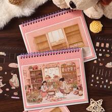 Cozy Home Scene Stickers: 20 PET Sticker Sheets (Including Hollow) + 11 Background Cards. Exquisite Home Landscape Stickers, Mini Indoor Scene Stickers, Fun Stickers, Suitable For Journals, Scrapbooks, DIY Crafts And Aesthetic Decoration. - Multi-color a - View 2