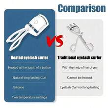 SOKANY Portable Electric Eyelash Curler, Smart Heating, USB Rechargeable, Intelligent Temperature Control, Dual Settings, 10s Fast Heating, Anti-Scald, Long-Lasting Curl, Easy Operation. Suitable For Beginners And Commuters, Portable For Travel. - Multicolor - View 5