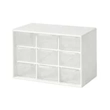 Hộp lưu trữ độ trong suốt cao, kệ để bàn nhiều tầng thẩm mỹ cao, hộp sắp xếp acrylic dạng ngăn kéo chống bụi cho kính áp tròng - Xem 9