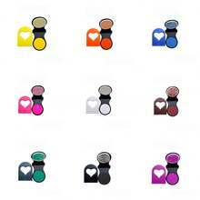 mingxuan 8 Colors, Disposable Hair Dye Powder, Easy To Use, Easy To Wash, Music Festival, Celebration Event, Outdoor Party, Distinct Color Hair Dye Powder - 8-in-1 - View 10