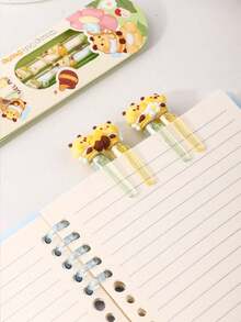 4pcs Cute Sea Otter Clickable Gel Pens, Style A & Style B, Healing Ocean Theme, 0.5mm Black Smooth Ink, 3D Sea Otter Pen Tip, Double-Sided Cute Sea Otter Design, Student Classroom Notes & Homework Writing Stationery, Cartoon Style Cute Creative Gel Pens - Default - View 10