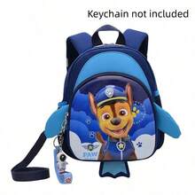 Viacom 1pc Paw Patrol Skye & Chase Dual Character Backpack, Adjustable Shoulder Strap Student School Bag, Large Capacity Book Storage Bag, Suitable For Back To School, Daily Commute, Party Gathering Gift, For Classmates, Family, Fans Collection - Multicolor - View 12